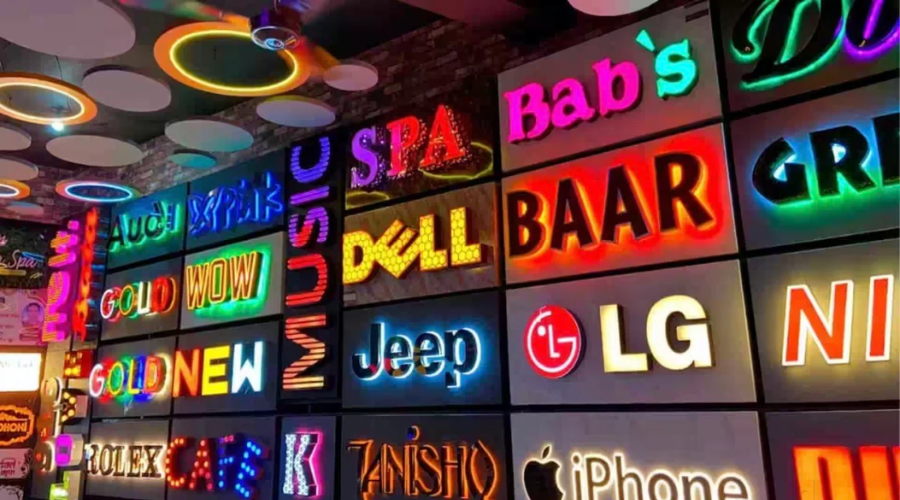 Service Provider of Glow Sign Board Printing Services in Ghaziabad, Uttar Pradesh, India.
